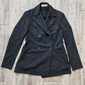 MM Lafleur Black Double-Breasted Jacket
